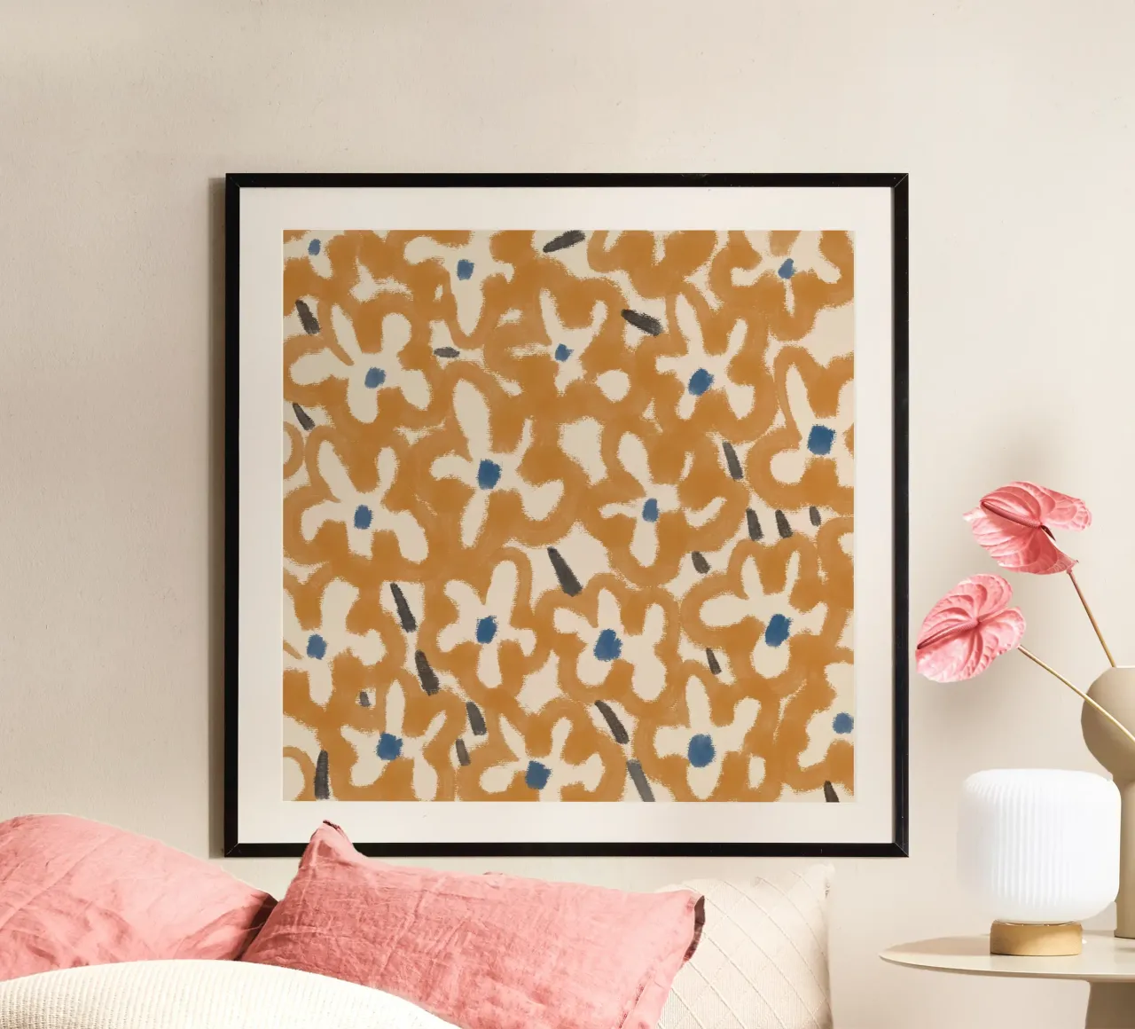 Botanical pattern 08 poster da Little Dean