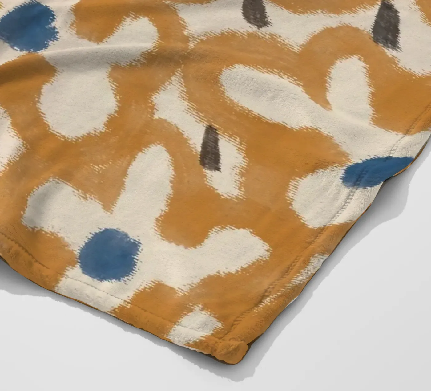 Botanical pattern 08 fleece blanket by Little Dean
