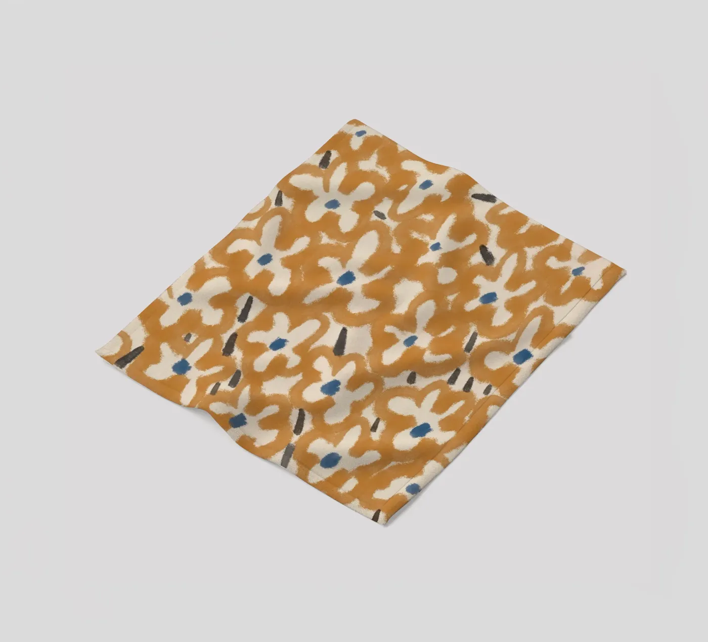 Botanical pattern 08 fleece blanket by Little Dean