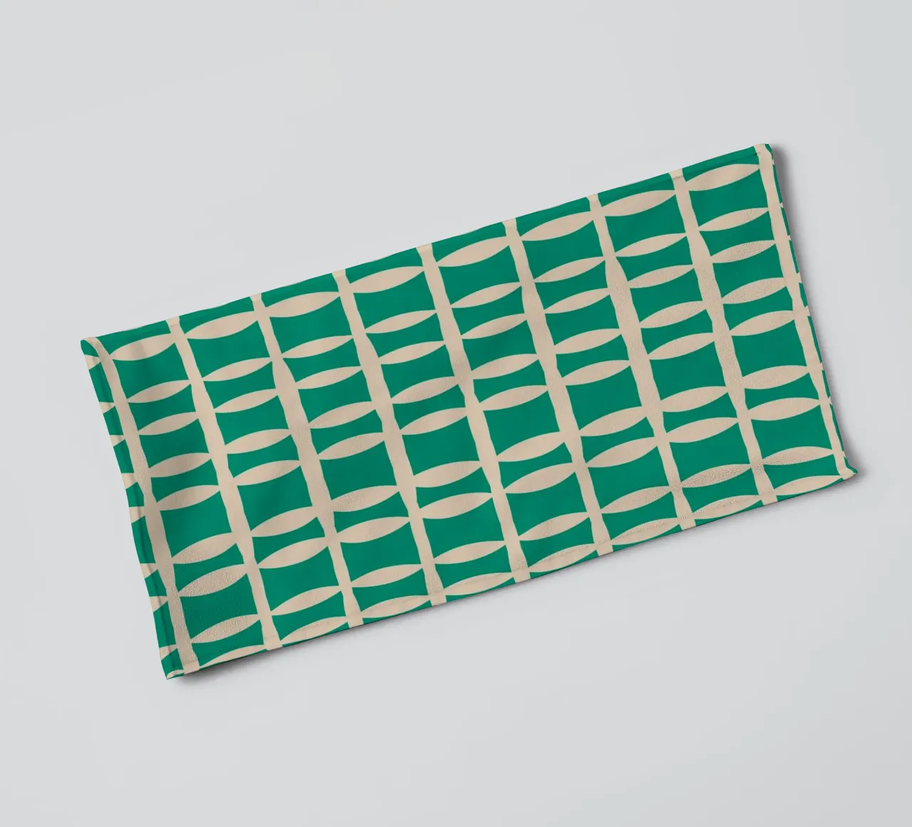 Decorative grid 02 towel by Little Dean