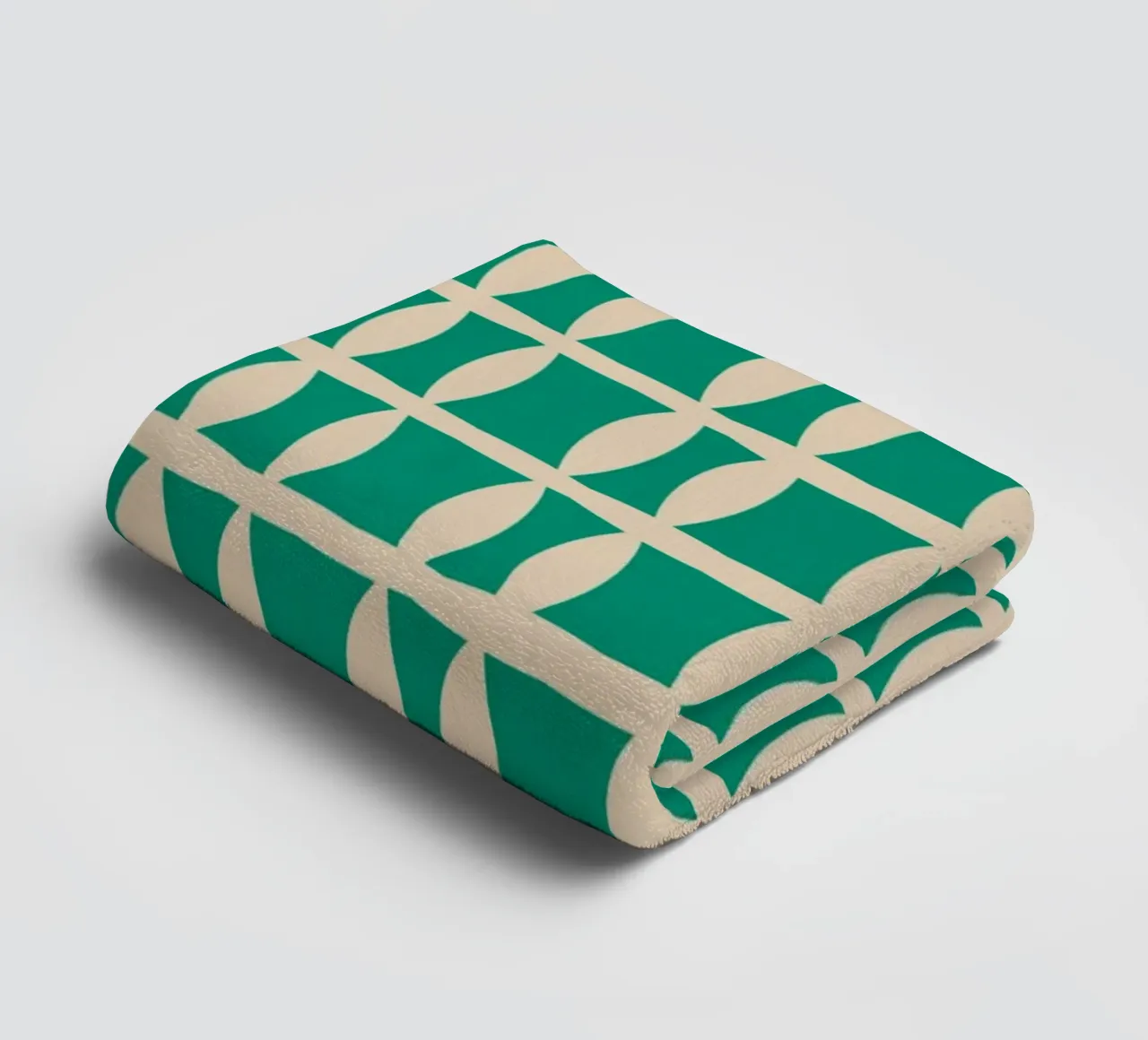 Decorative grid 02 towel by Little Dean