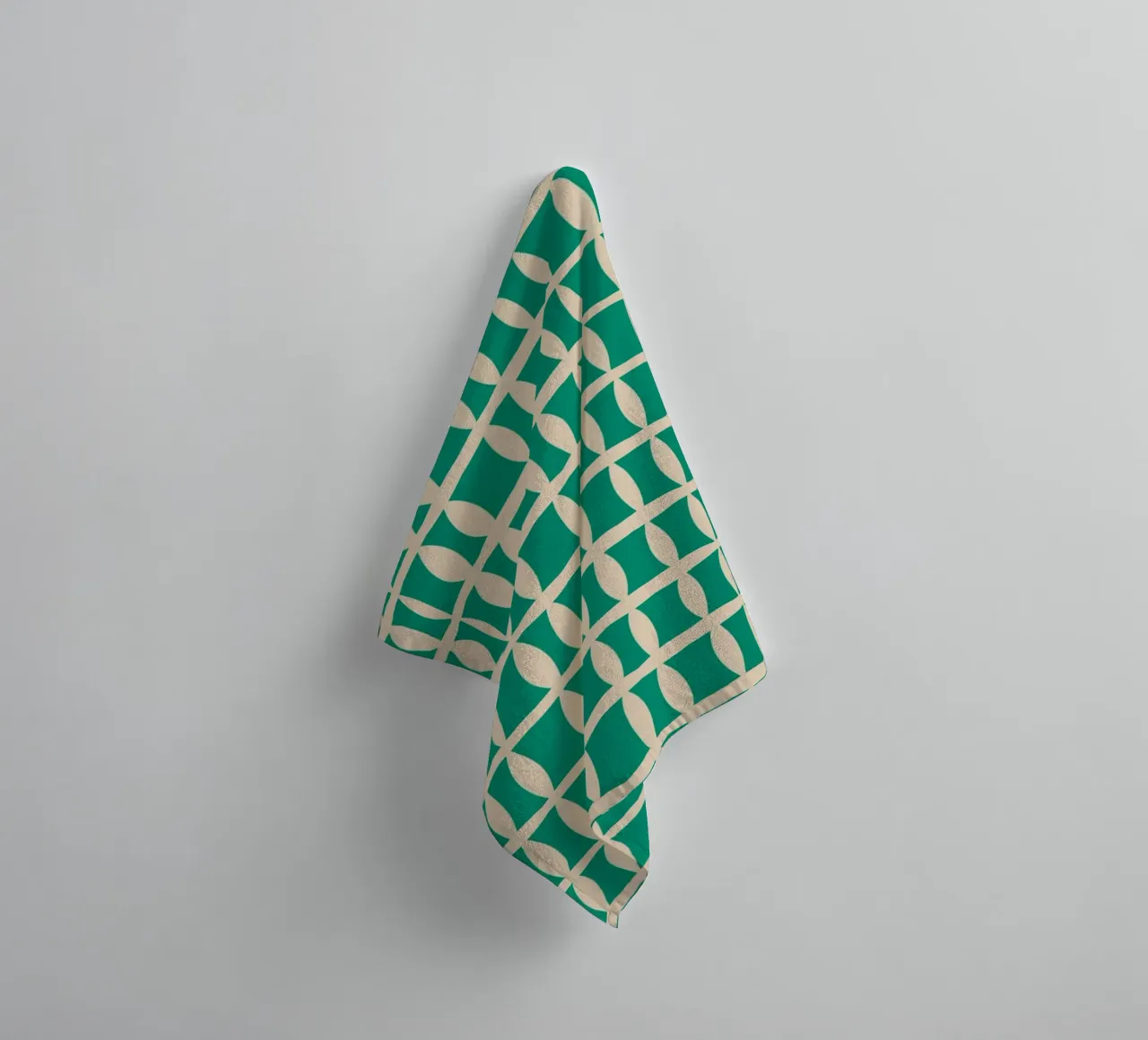 Decorative grid 02 towel by Little Dean