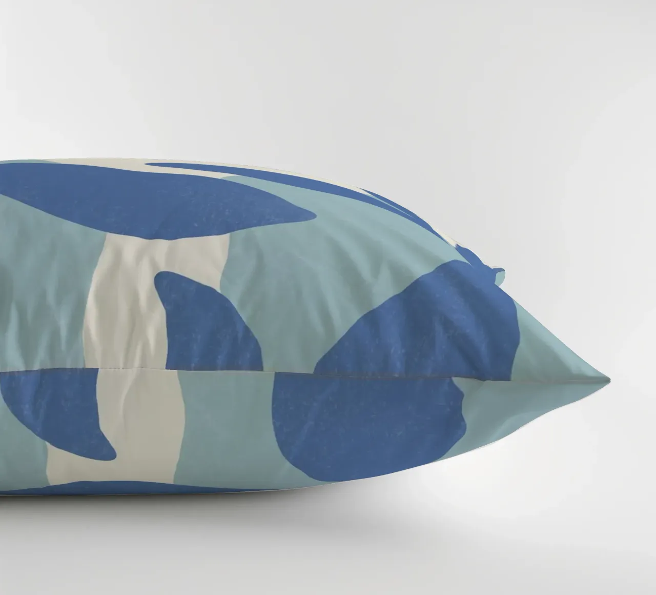Astratto botanico - Blu cuscino da MoonlightPrint