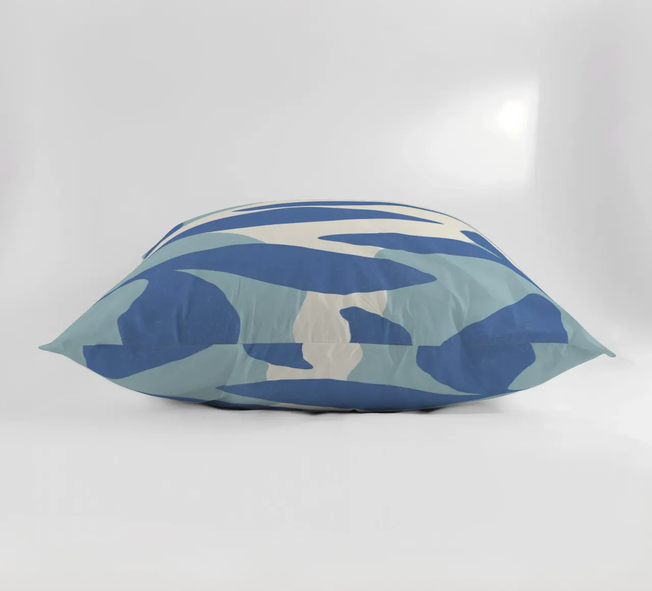 Astratto botanico - Blu cuscino da MoonlightPrint