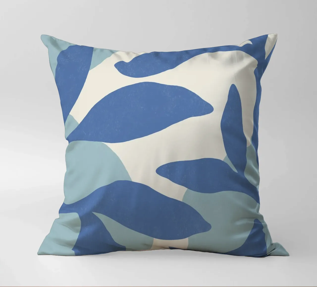 Astratto botanico - Blu cuscino da MoonlightPrint