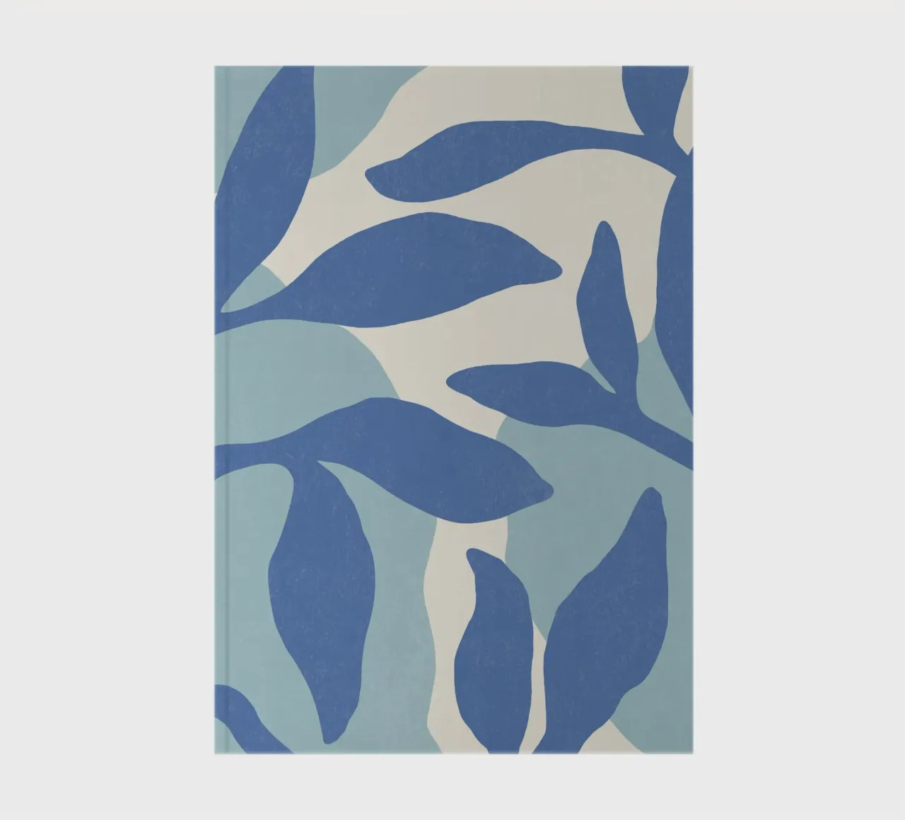 Botanic Abstract - Blue notebook by MoonlightPrint