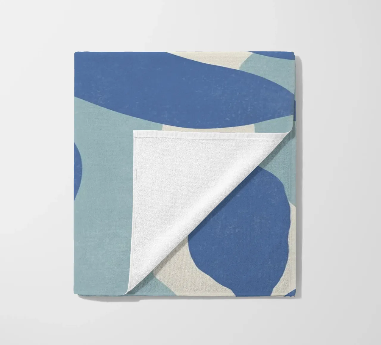 Astratto botanico - Blu telo mare da MoonlightPrint
