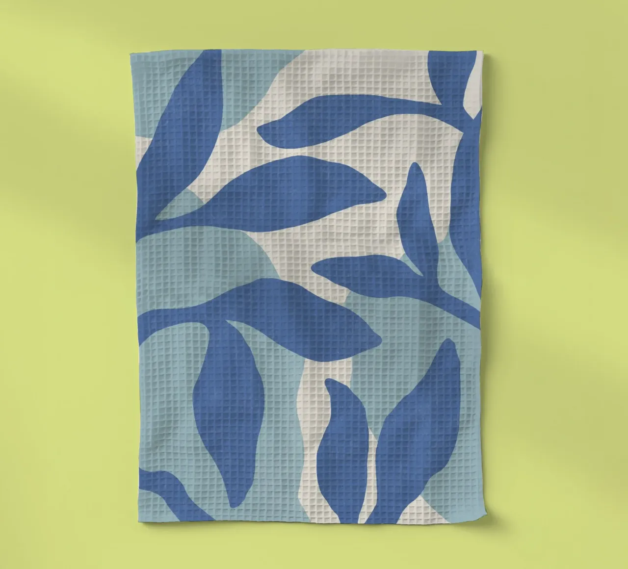 Astratto botanico - Blu canovaccio da cucina da MoonlightPrint