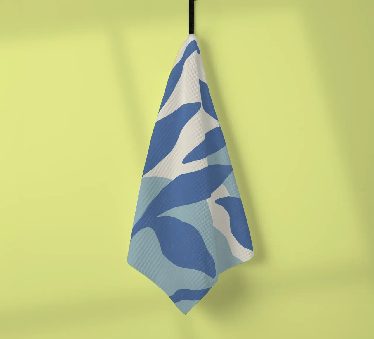 Astratto botanico - Blu canovaccio da cucina da MoonlightPrint