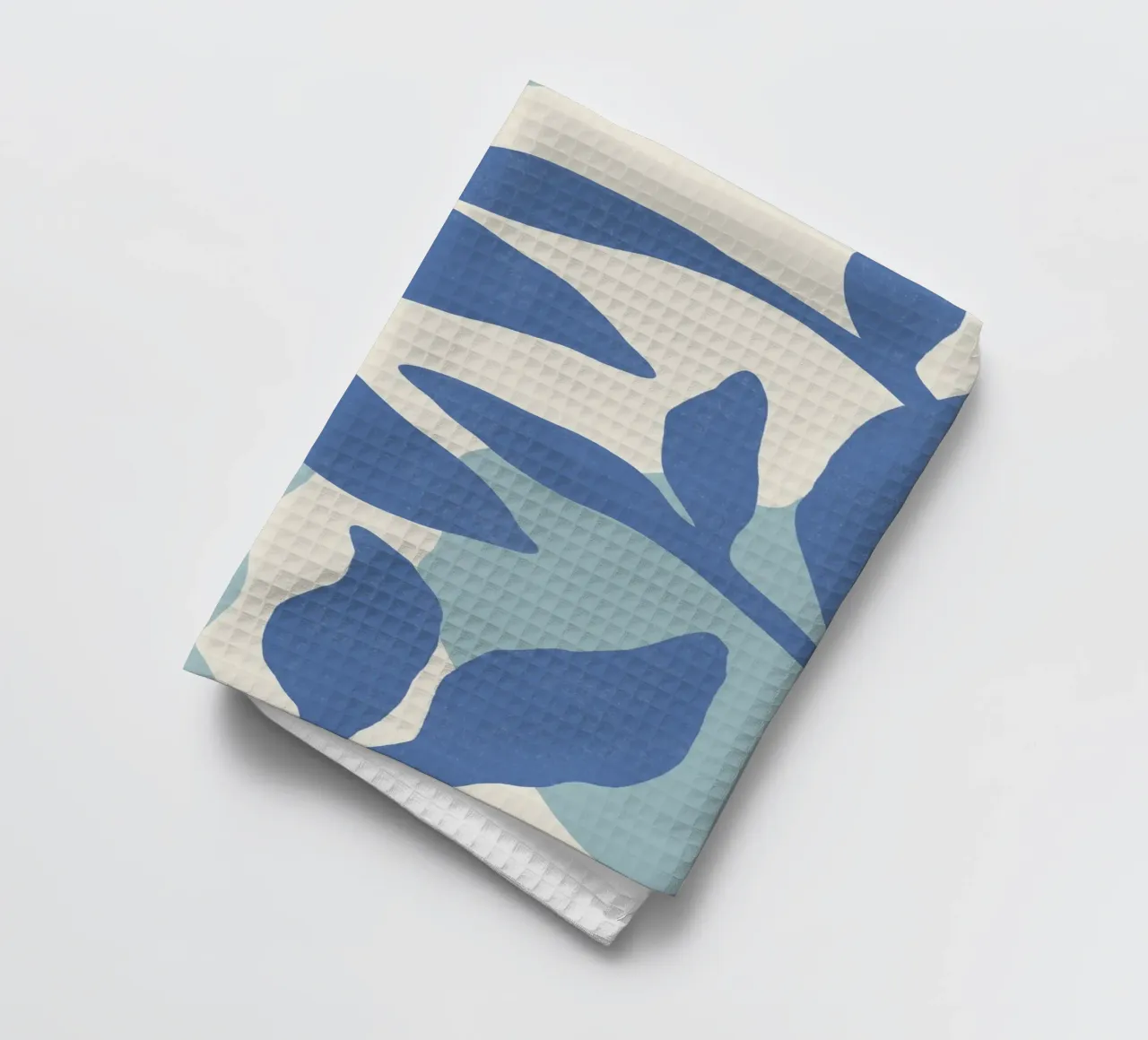 Astratto botanico - Blu canovaccio da cucina da MoonlightPrint