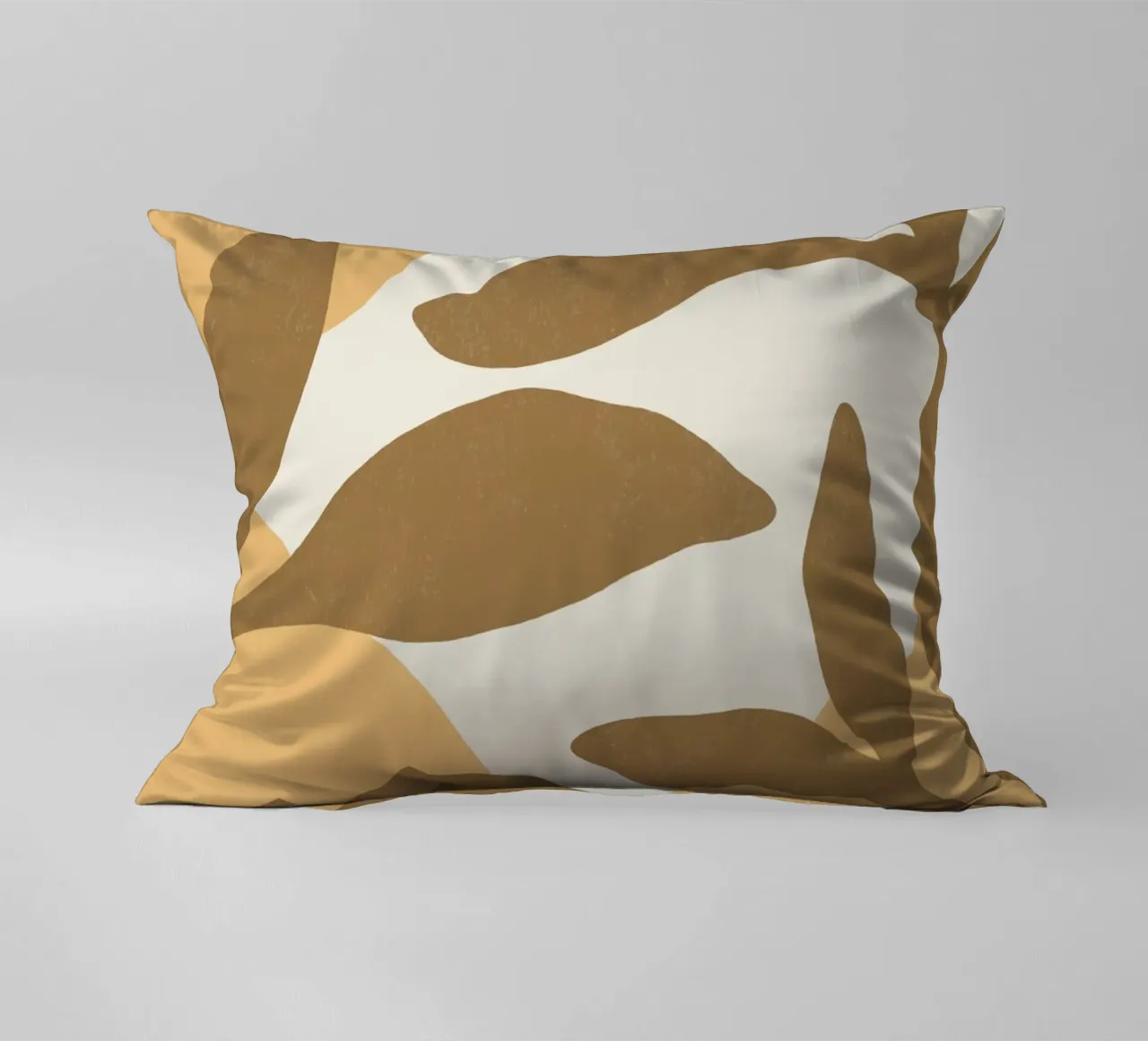 Astratto botanico - Marrone oro cuscino da MoonlightPrint