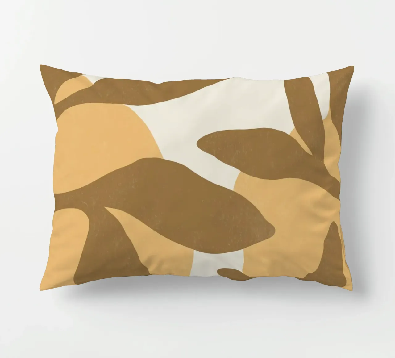 Astratto botanico - Marrone oro cuscino da MoonlightPrint