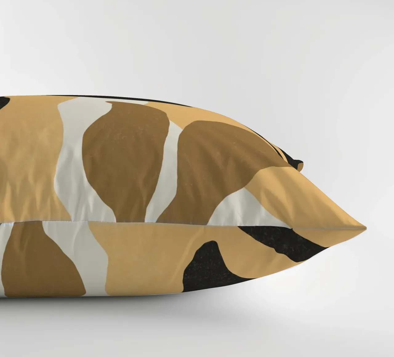 Astratto botanico - Marrone nero cuscino da MoonlightPrint