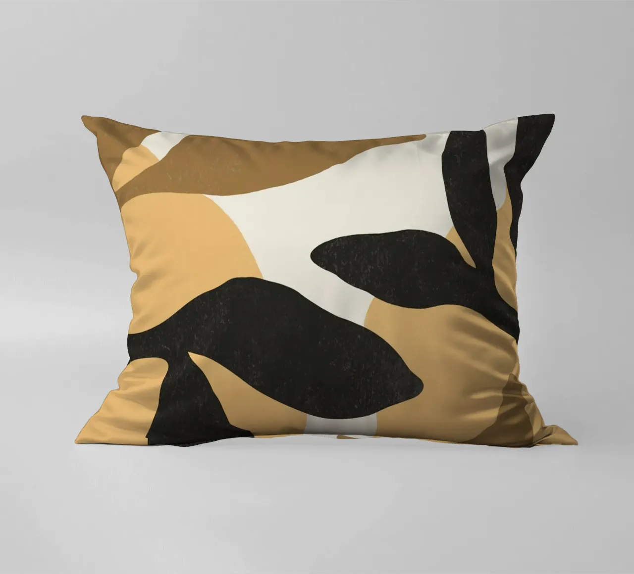 Astratto botanico - Marrone nero cuscino da MoonlightPrint