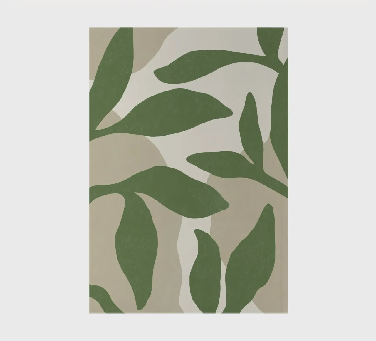 Botanic Abstract - Green notebook by MoonlightPrint
