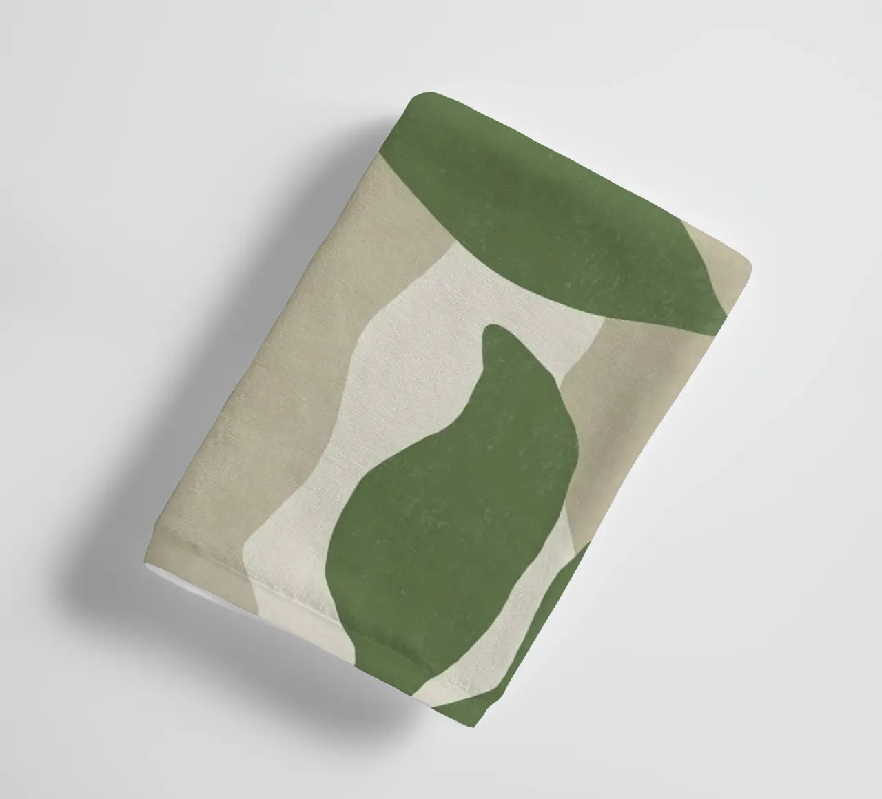 Botanic Abstract - Green towel by MoonlightPrint