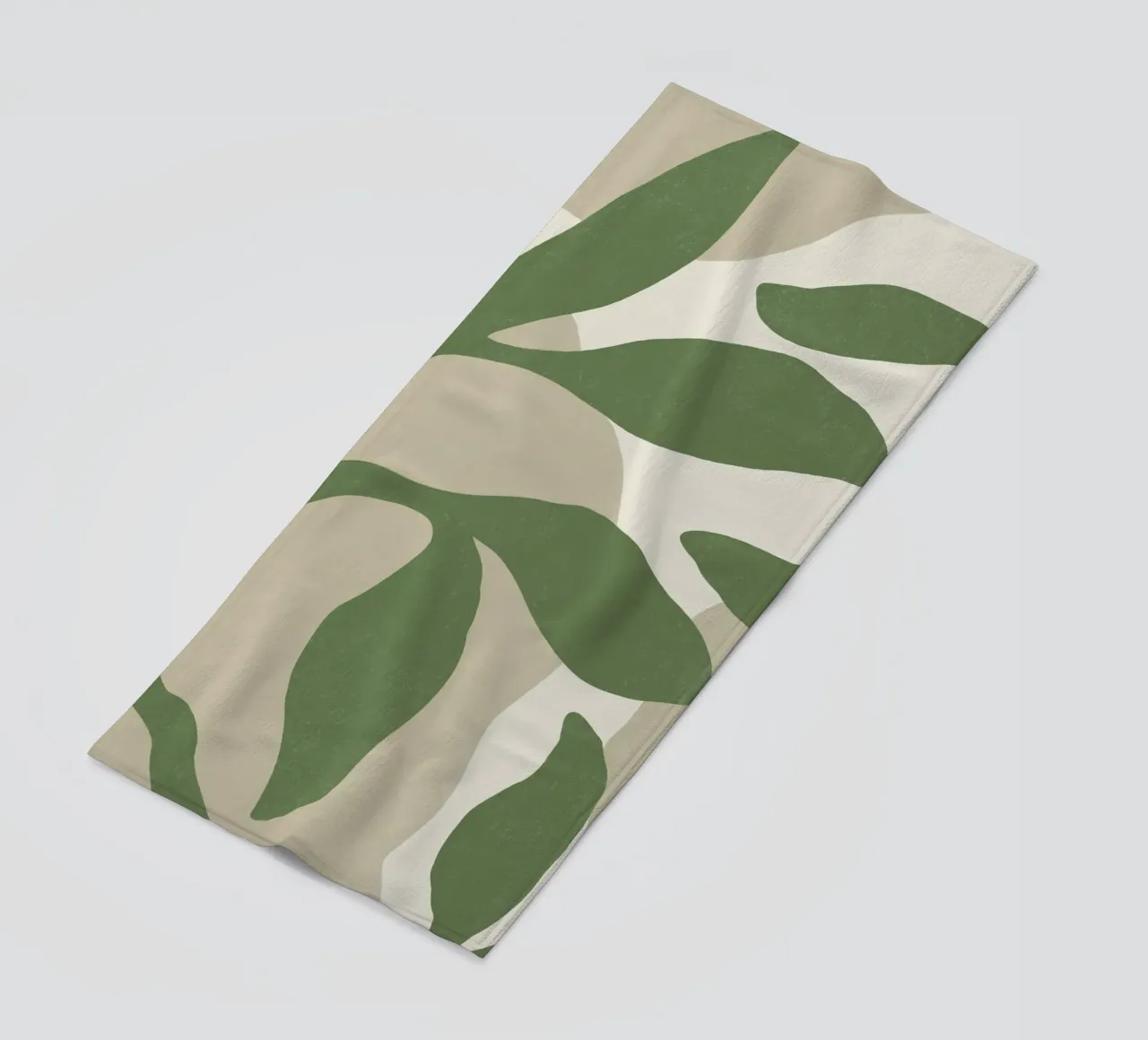 Astratto botanico - Verde telo mare da MoonlightPrint