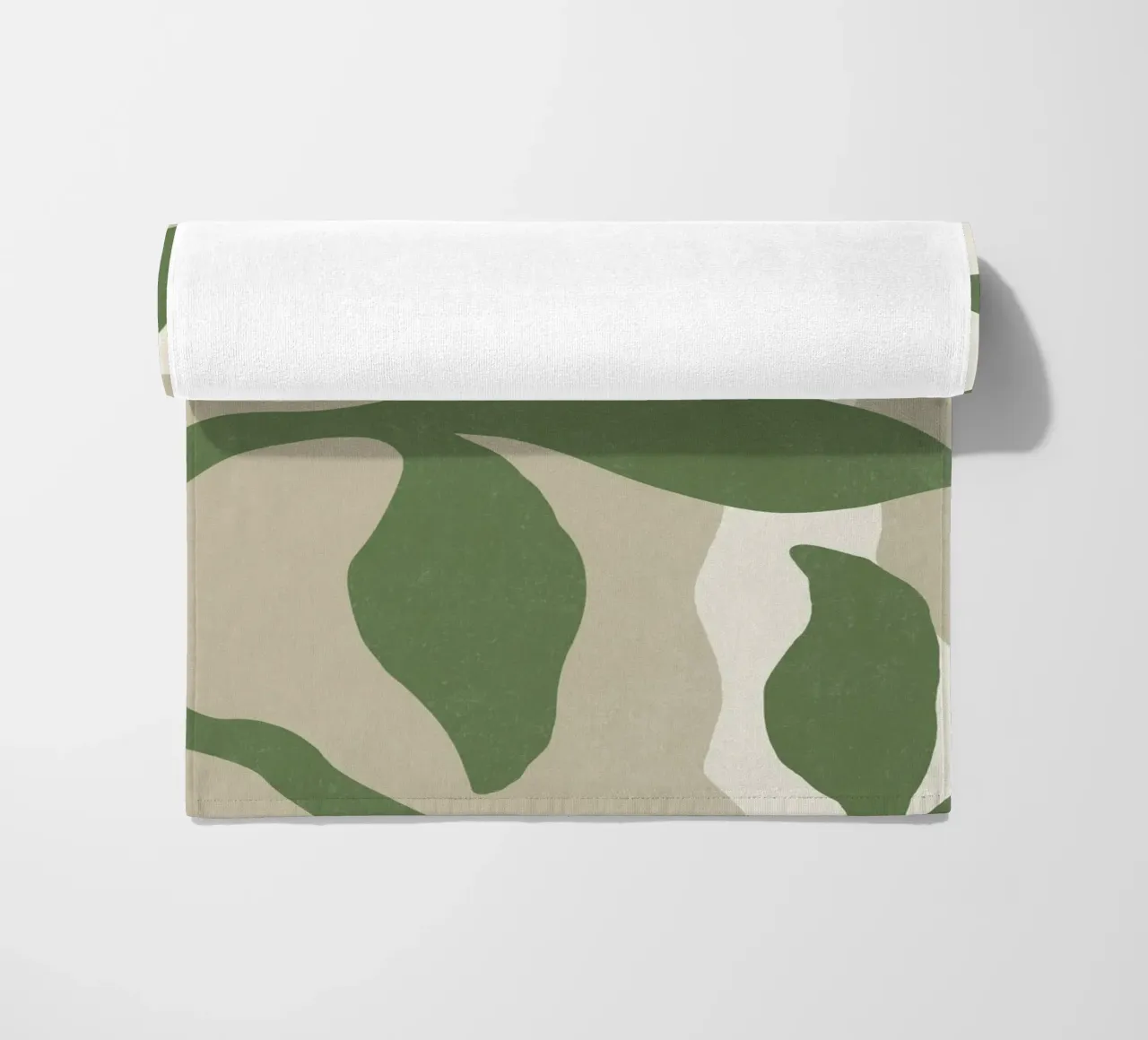 Astratto botanico - Verde telo mare da MoonlightPrint
