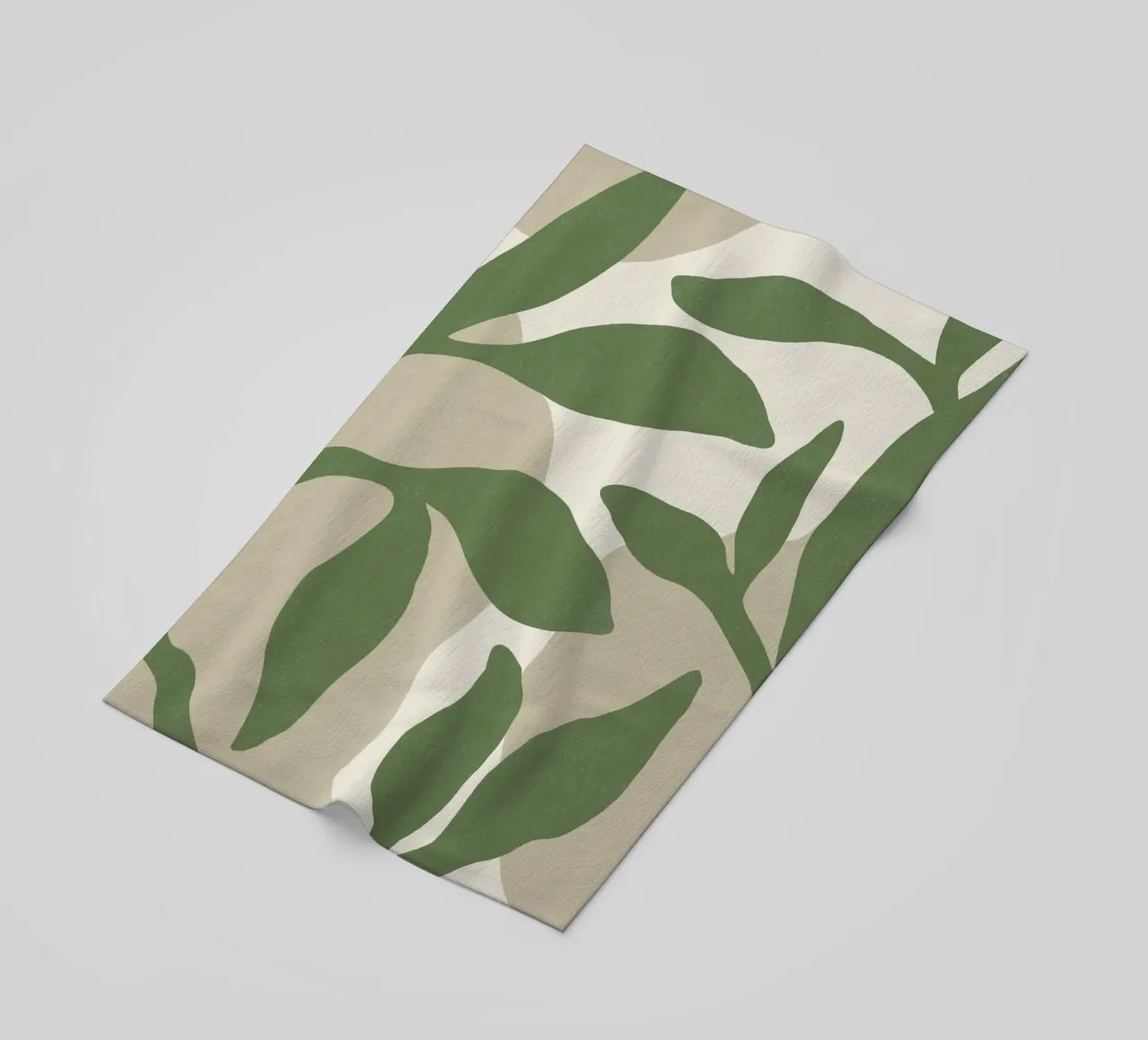 Astratto botanico - Verde telo mare da MoonlightPrint