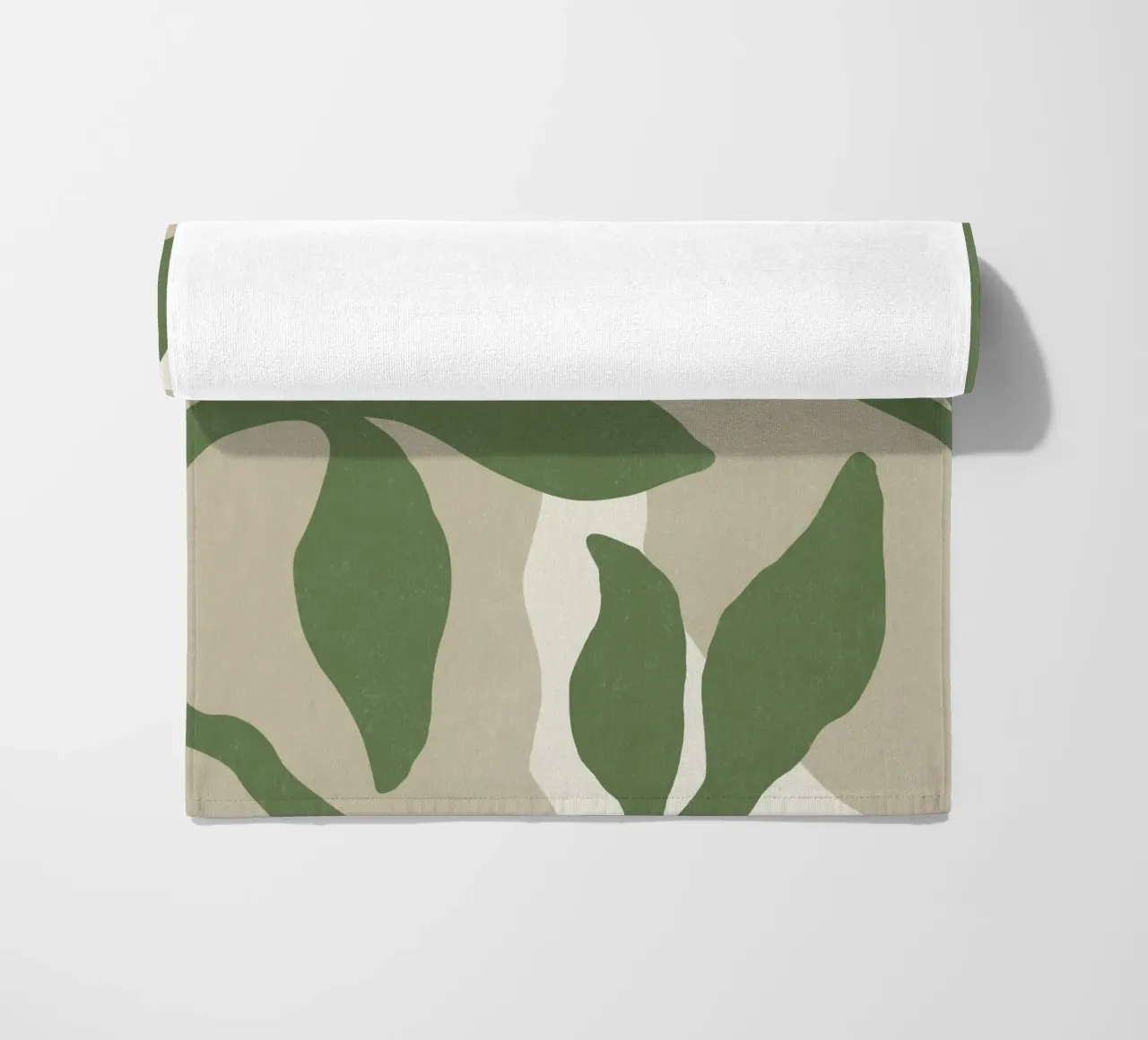 Astratto botanico - Verde telo mare da MoonlightPrint