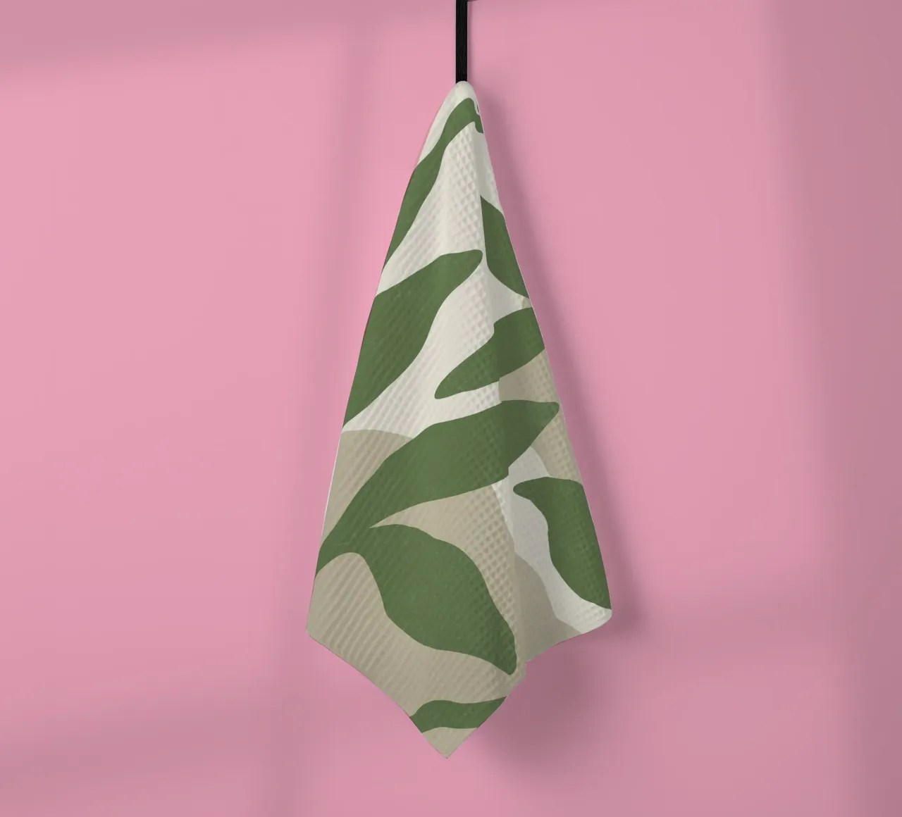 Astratto botanico - Verde canovaccio da cucina da MoonlightPrint