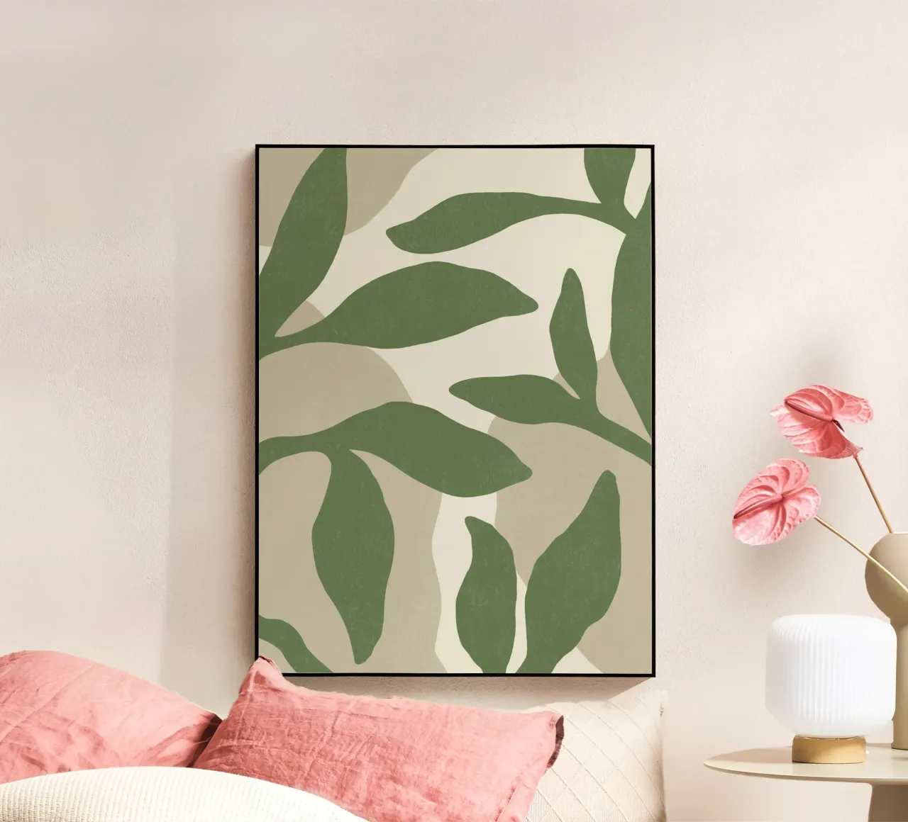 Astratto botanico - Verde plexiglass da MoonlightPrint
