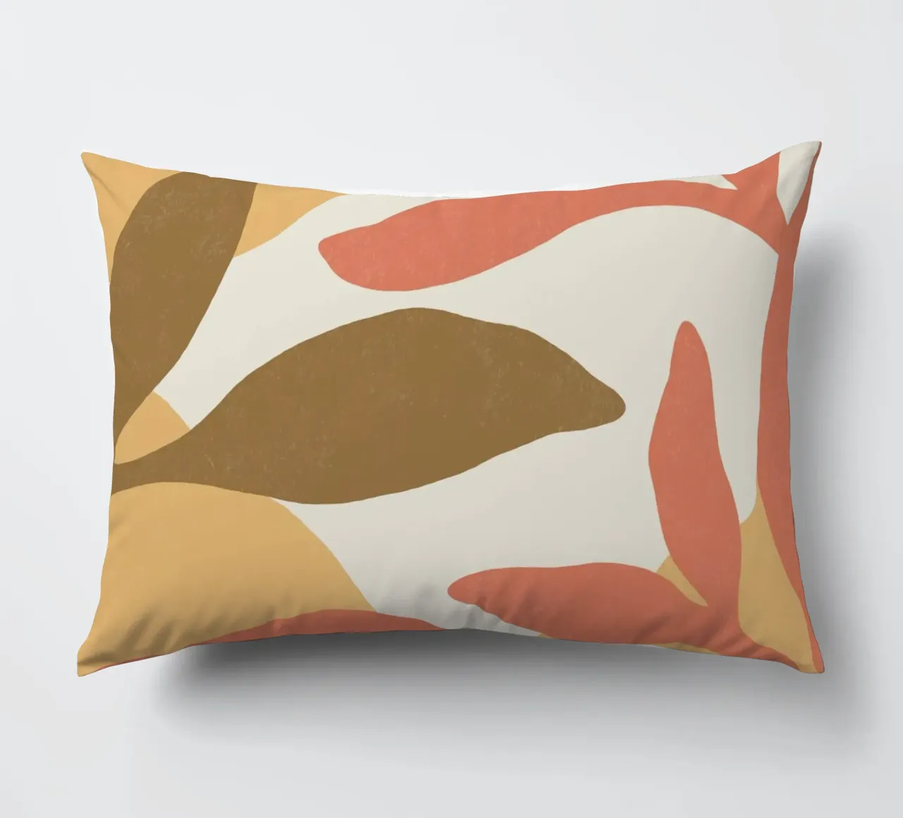 Astratto botanico - Marrone Rosa cuscino da MoonlightPrint