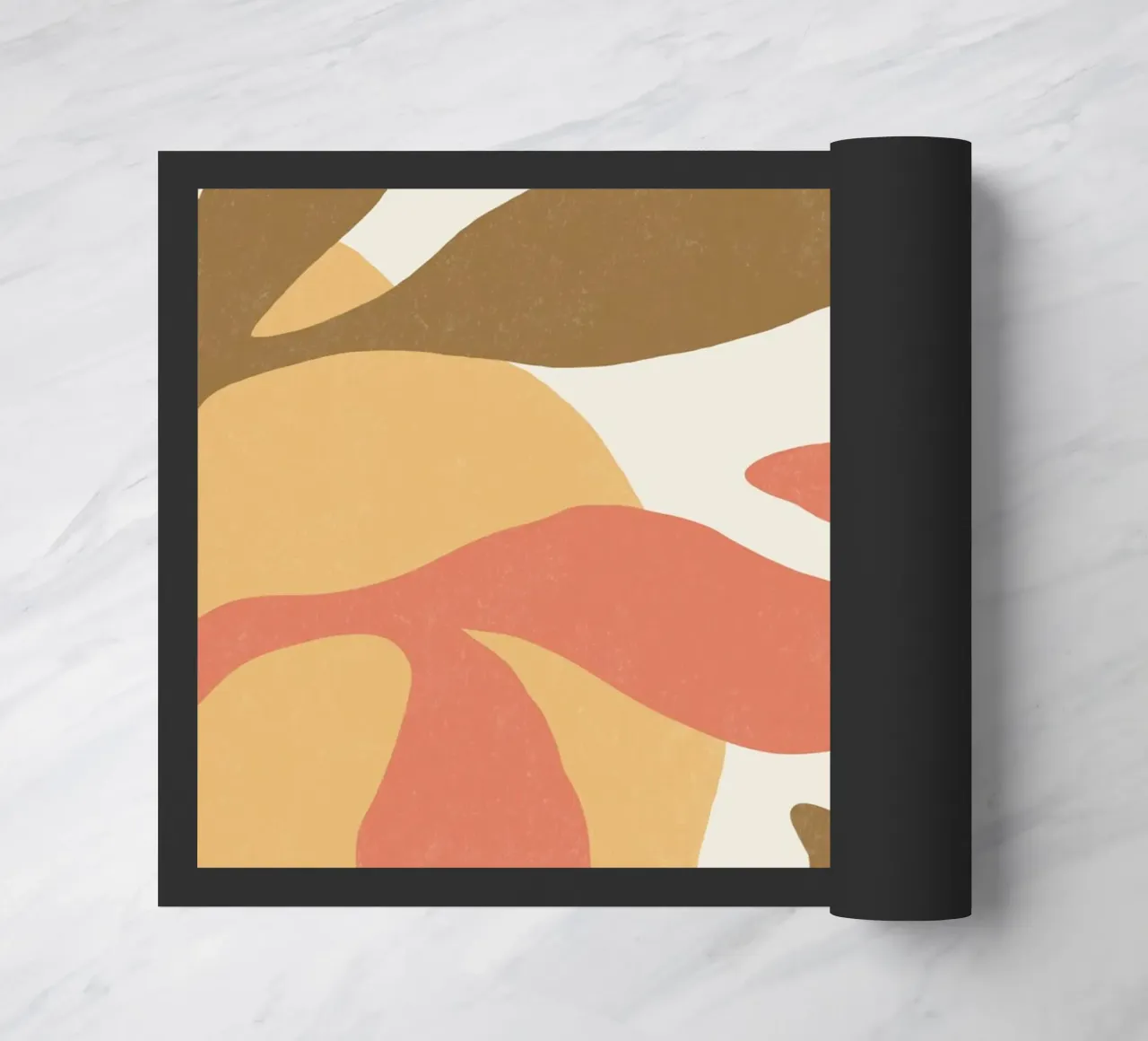 Astratto botanico - Marrone Rosa zerbino da MoonlightPrint