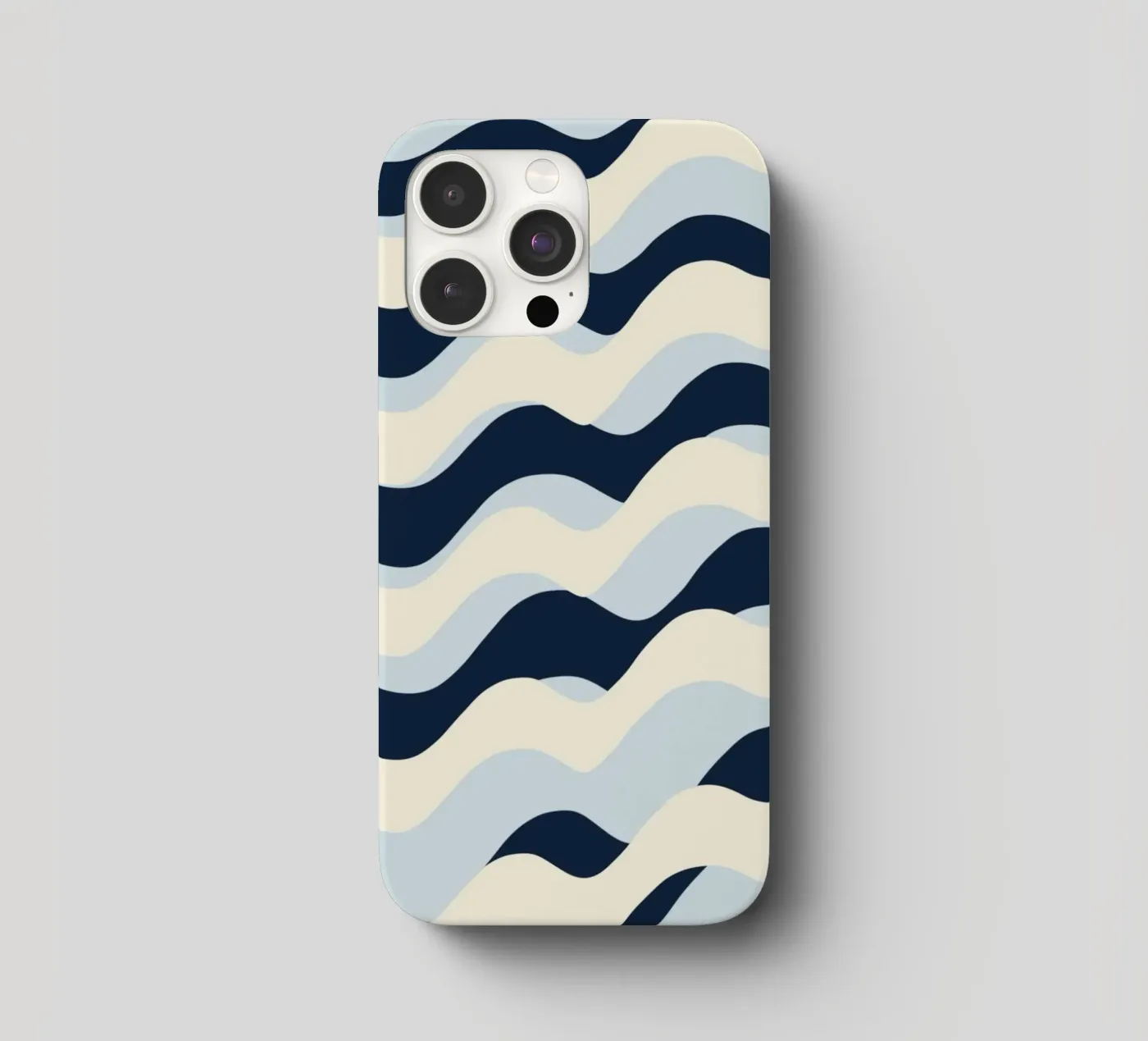 Waves pattern 09 iphone case by Little Dean