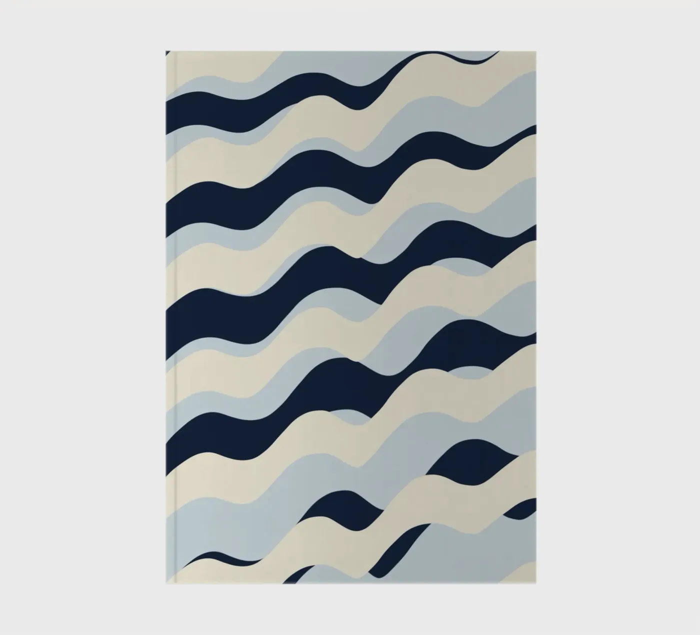 Waves pattern 09 Notizbuch von Little Dean