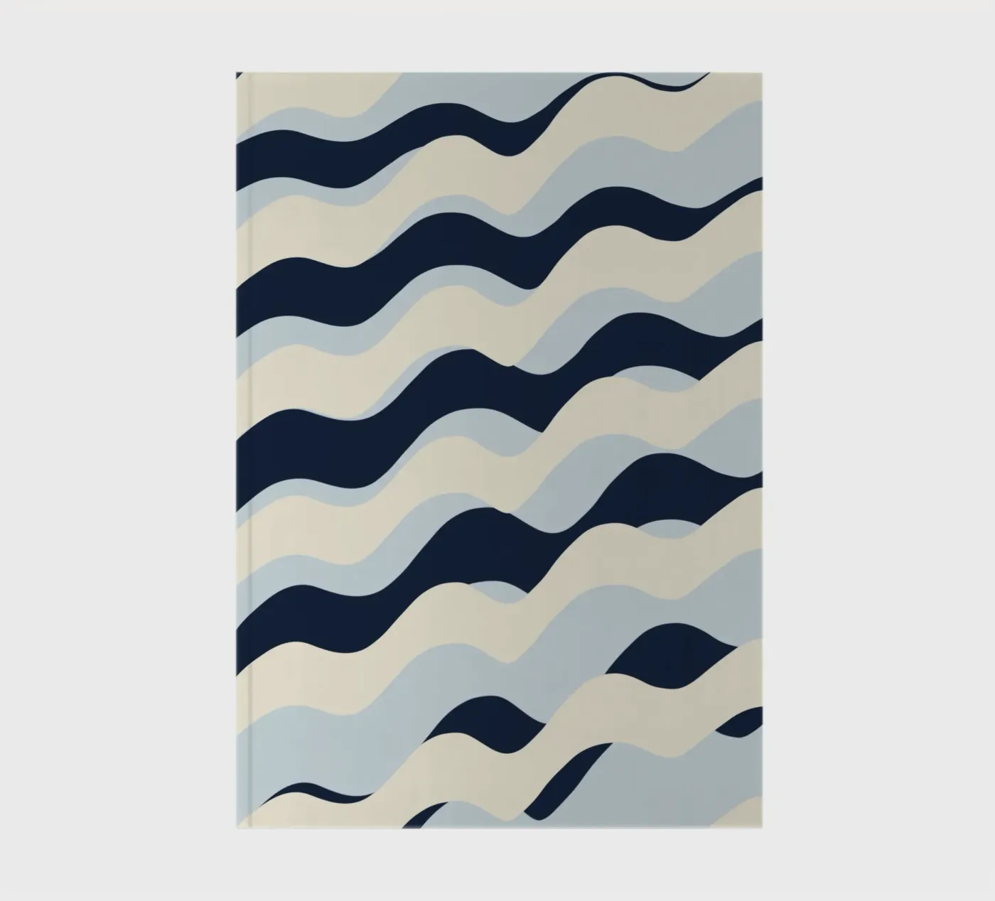 Waves pattern 09 notebook by Little Dean