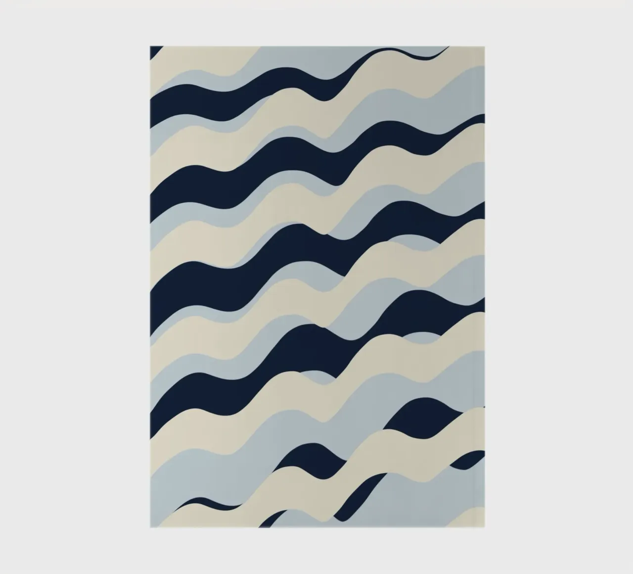 Waves pattern 09 notebook by Little Dean