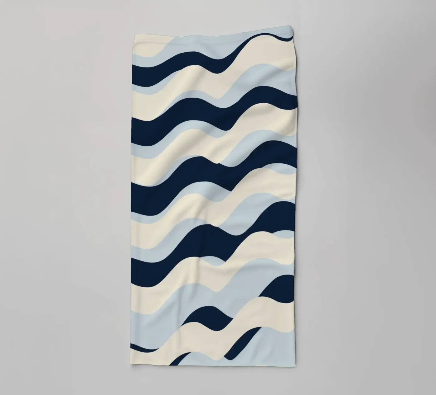 Golven patroon 09 badhanddoek van Little Dean