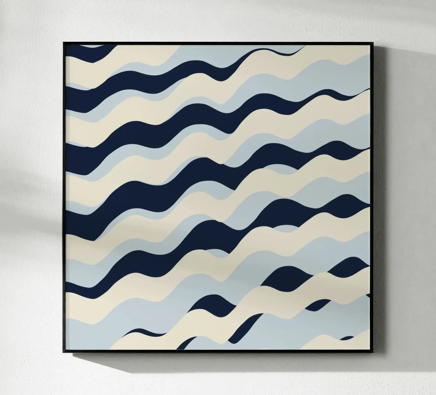 Waves pattern 09 acryl van Little Dean