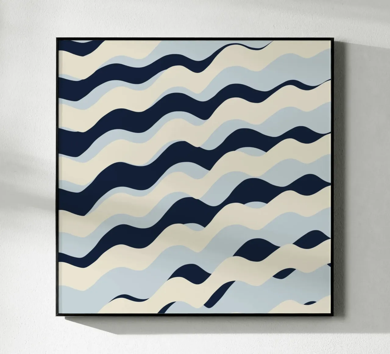 Wellenmuster 09 Acryl-Glas von Little Dean