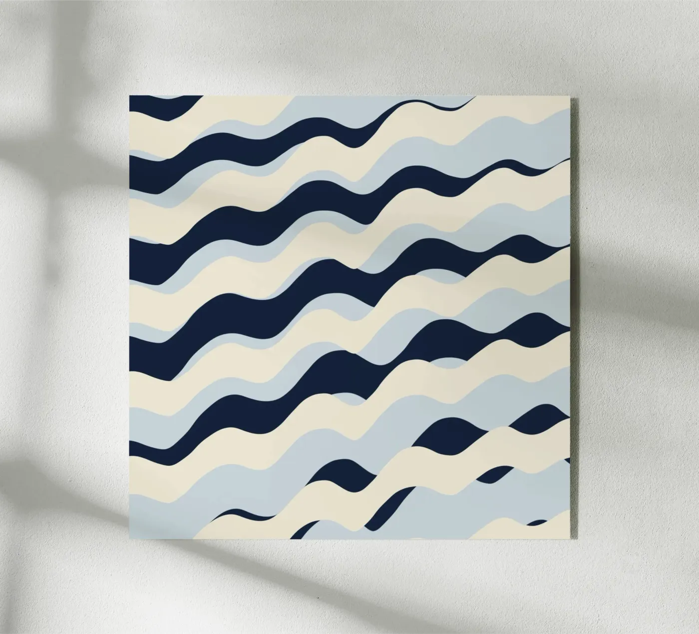 Waves pattern 09 acryl van Little Dean