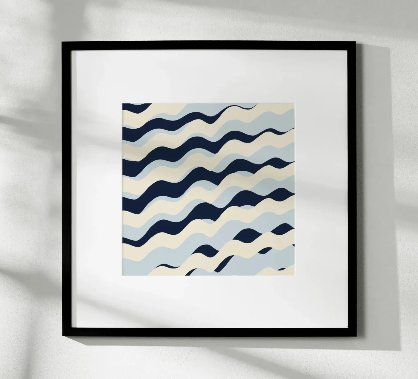 Waves pattern 09 poster de Little Dean