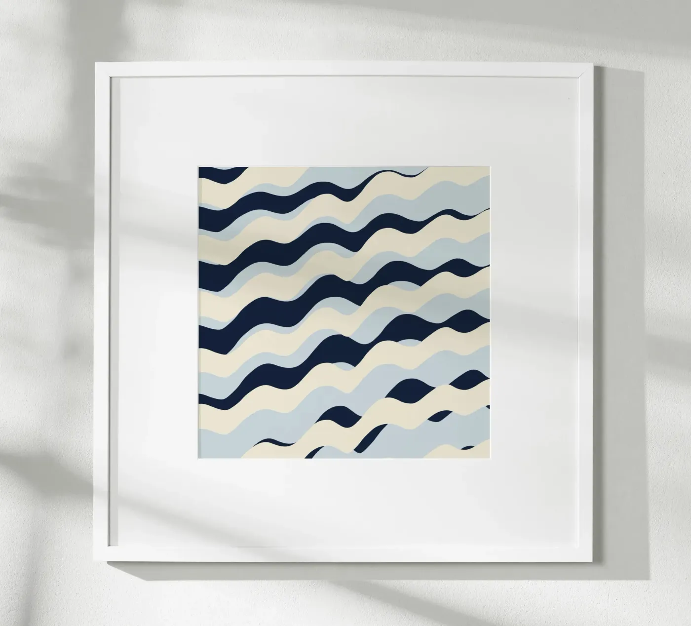 Waves pattern 09 poster de Little Dean