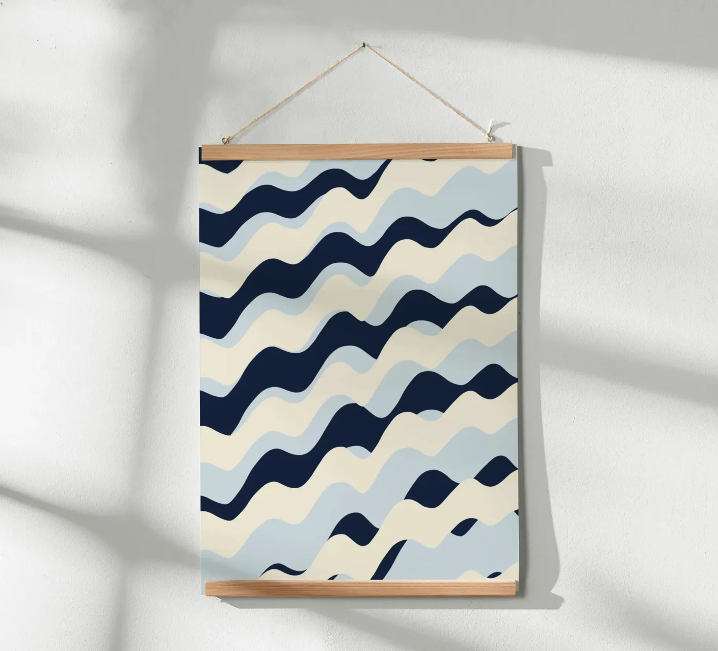 Waves pattern 09 poster de Little Dean