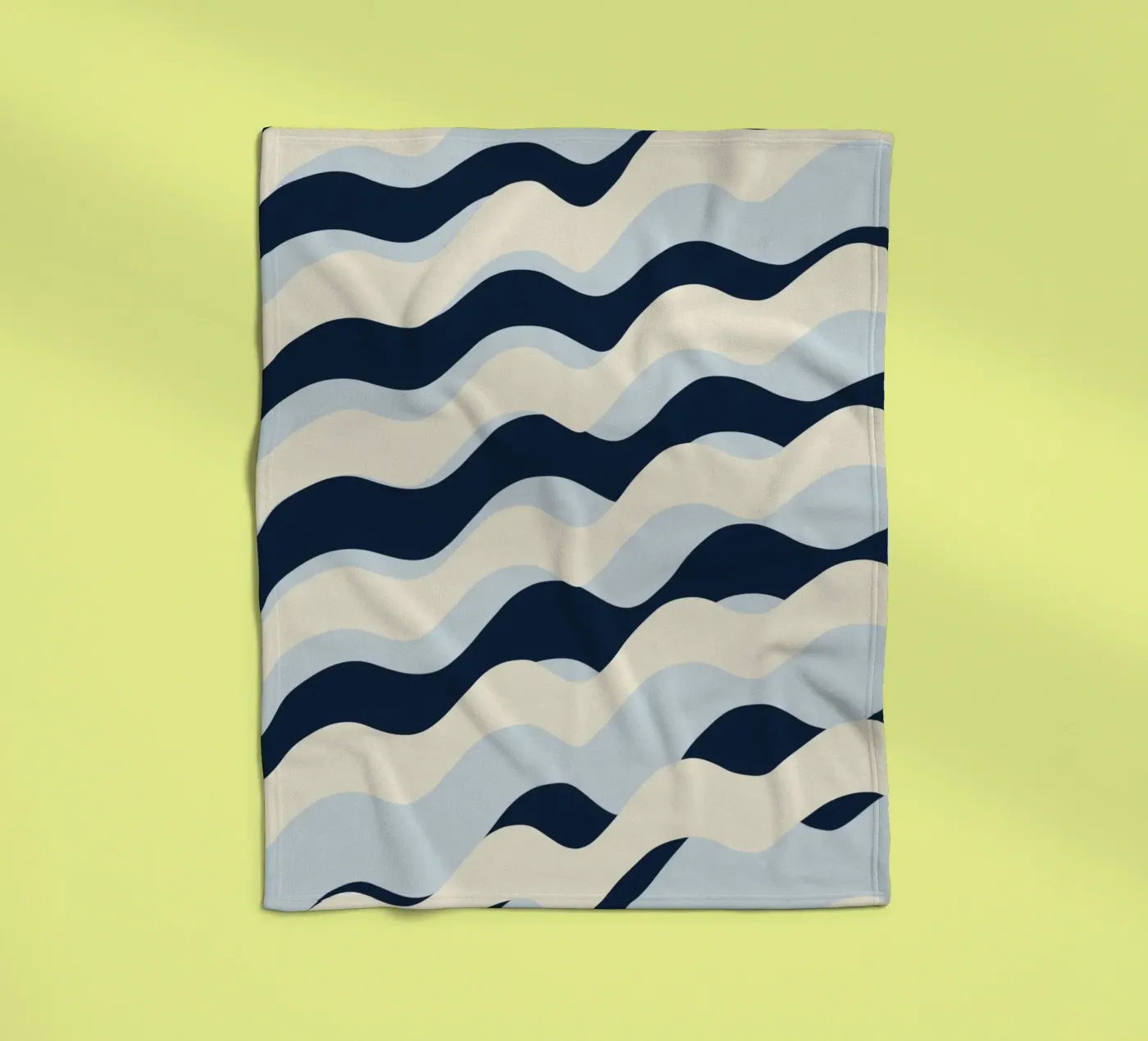 Modello Onde 09 coperta in pile da Little Dean