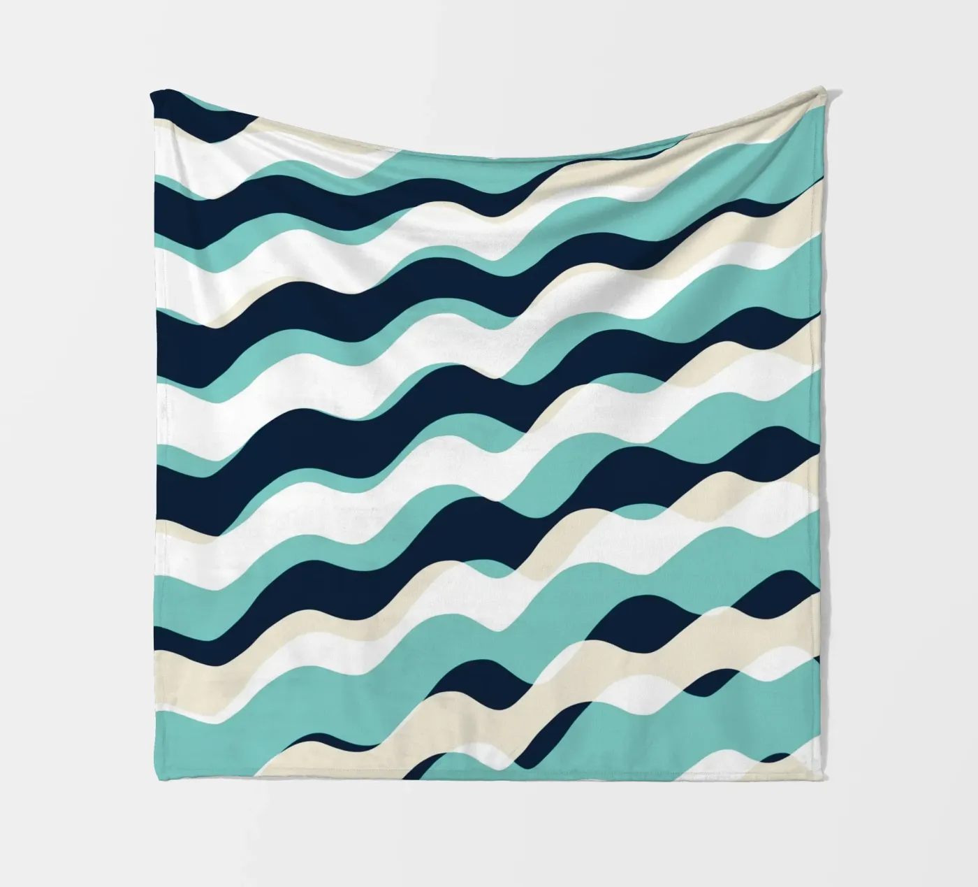 Waves pattern 10 plaid polaire de Little Dean