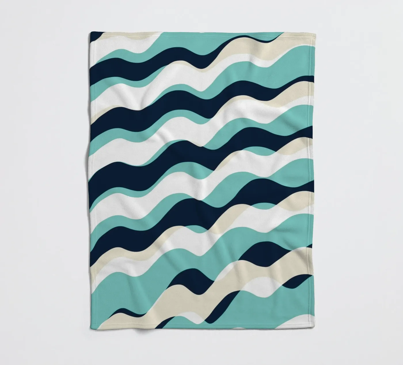 Waves pattern 10 plaid polaire de Little Dean