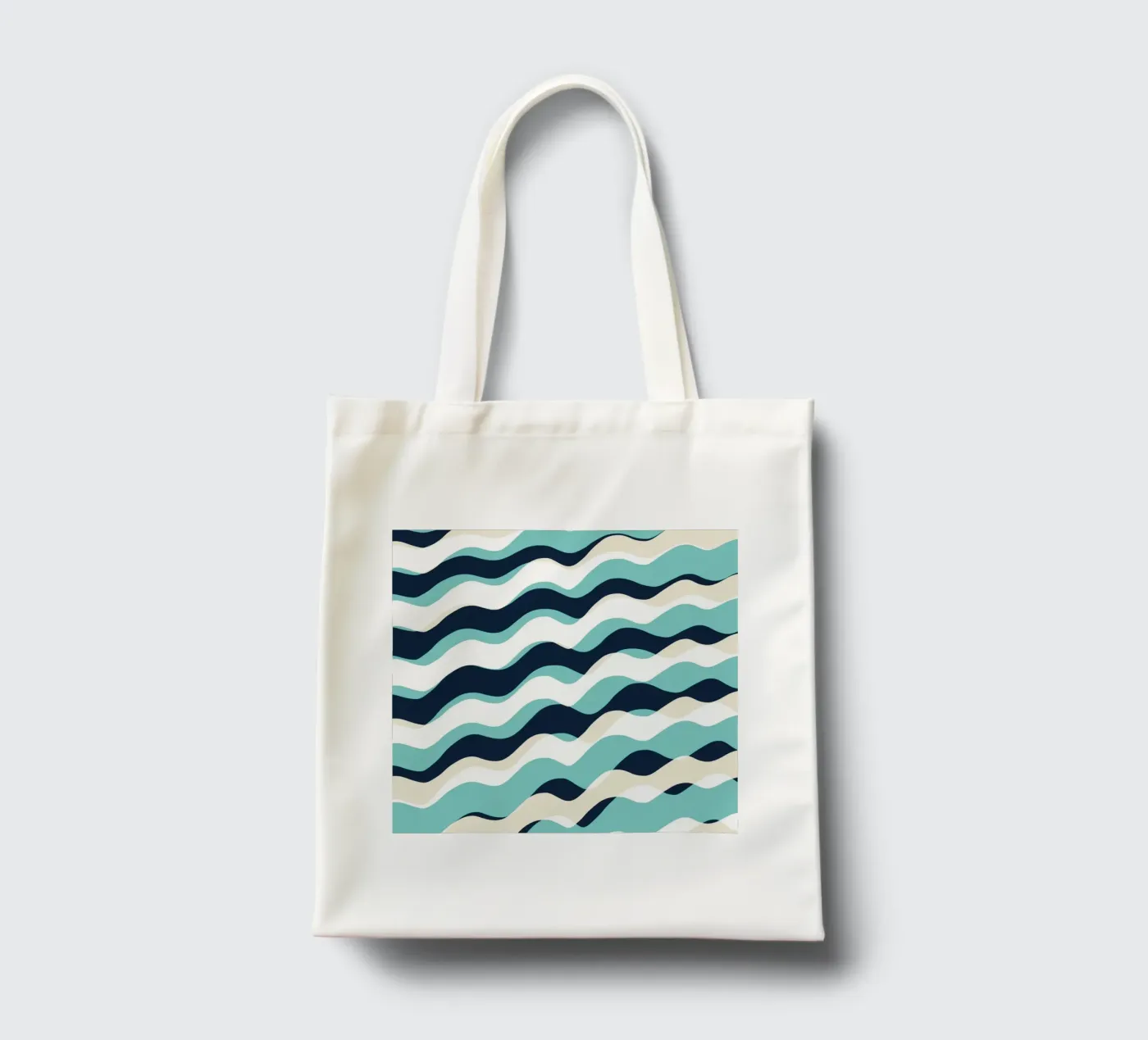 Schema delle onde 10 borsa in juta da Little Dean