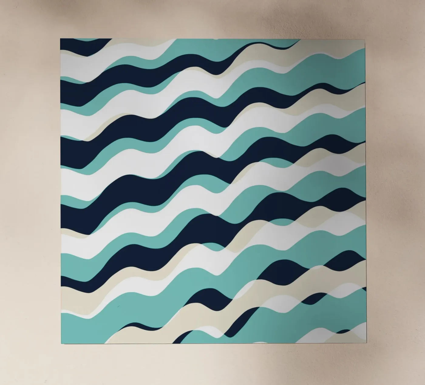 Waves pattern 10 backlit folie van Little Dean