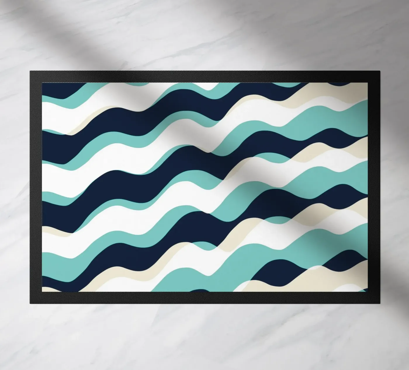 Motif des vagues 10 paillasson de Little Dean