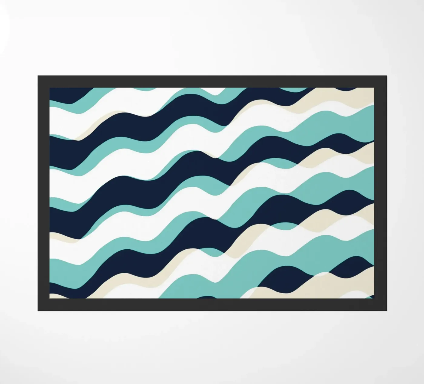 Motif des vagues 10 paillasson de Little Dean