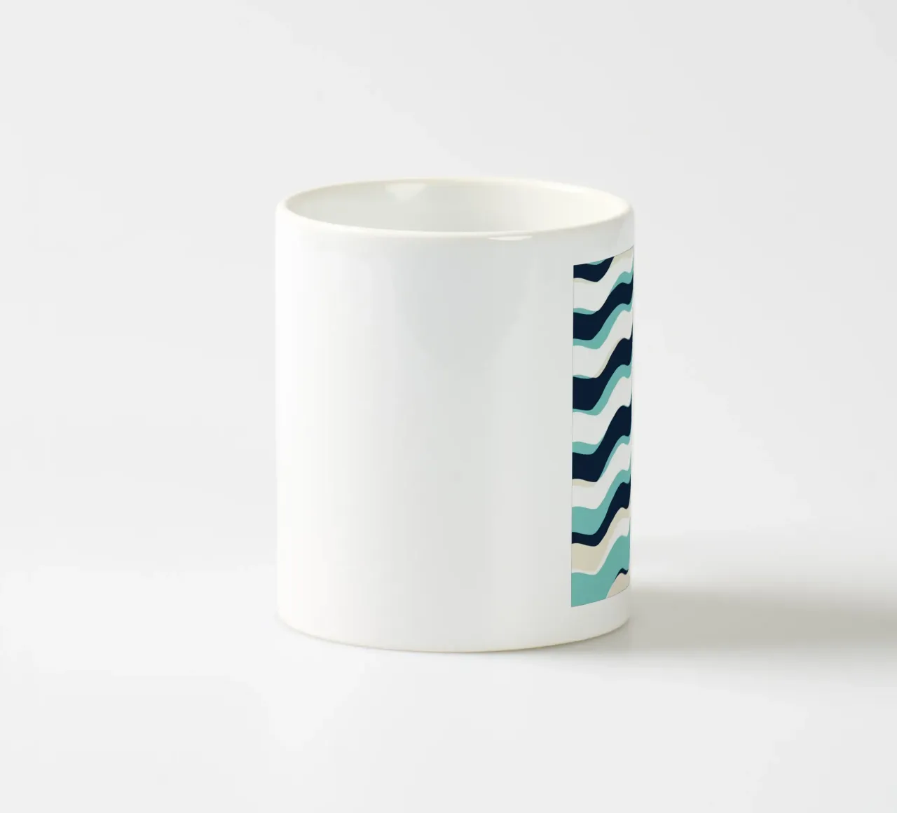 Schema delle onde 10 tazza in ceramica da Little Dean