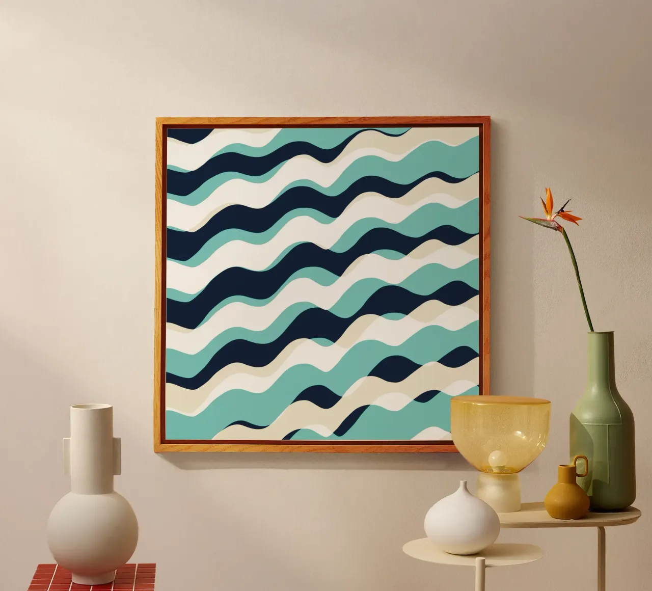 Motif des vagues 10 plexiglas de Little Dean