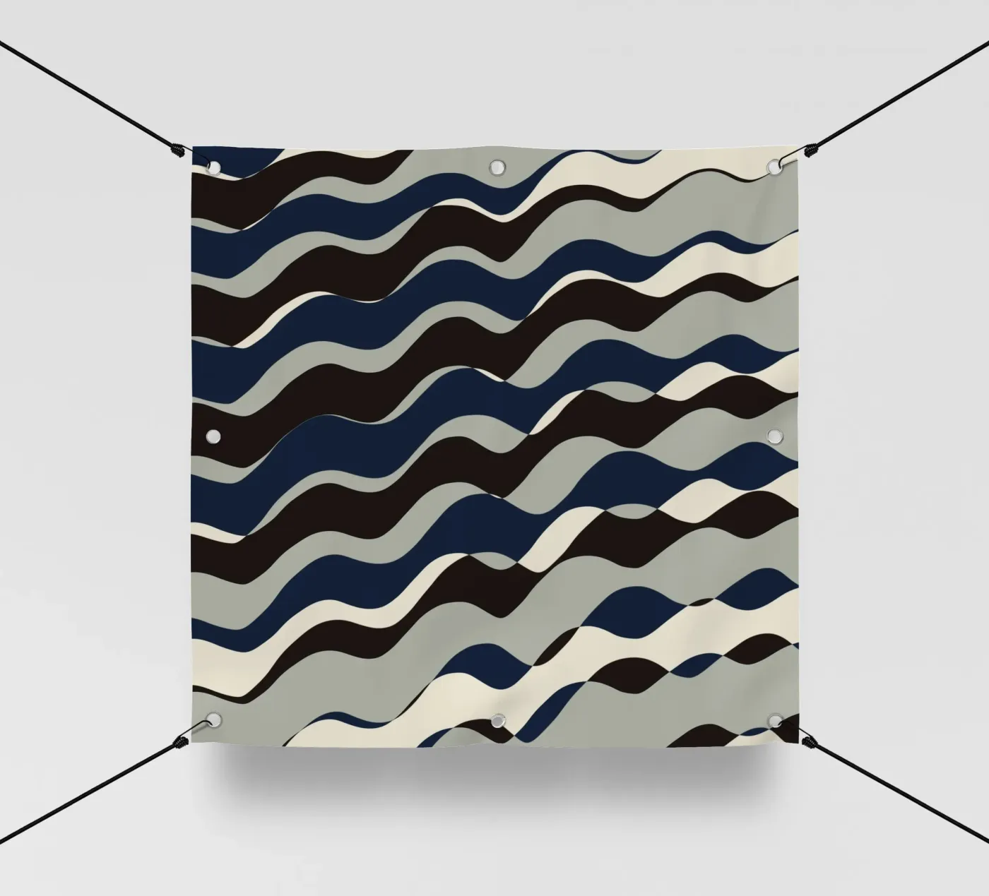 Waves pattern 11 pvc cover by Little Dean