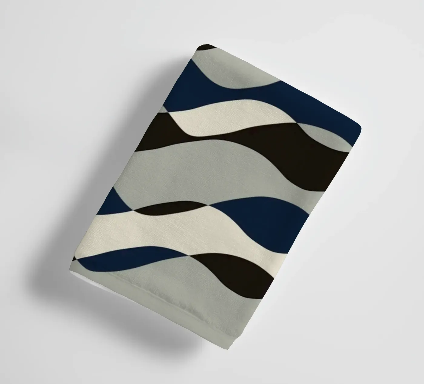 Waves pattern 11 badhanddoek van Little Dean